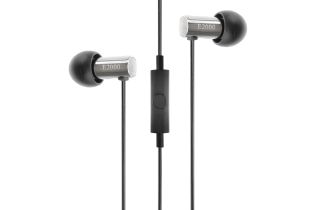 Final E2000CS In Ear Isolating Earphones with Smartphone Controls & Mic - Silver