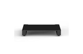 Blok Stax 2G Collection Base Shelf - Black Glass/High Gloss Black